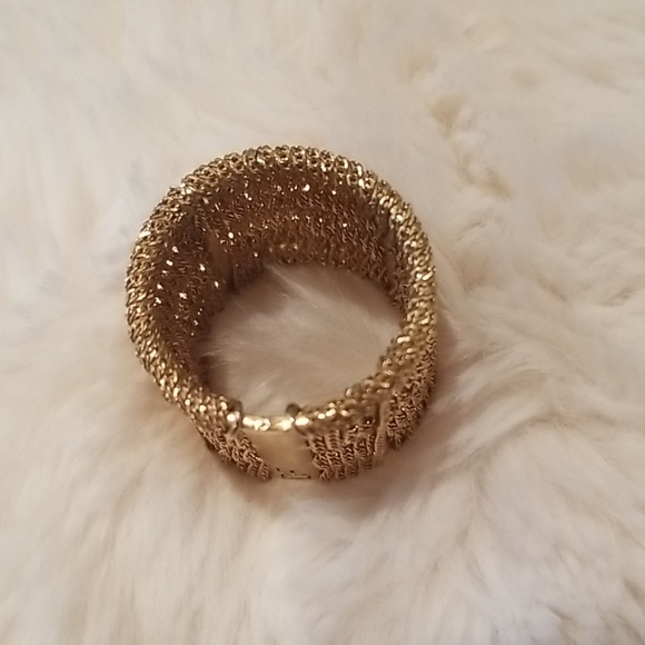 Diane von Furstenberg DVF Mesh Ring size 6 - Picture 2 of 6